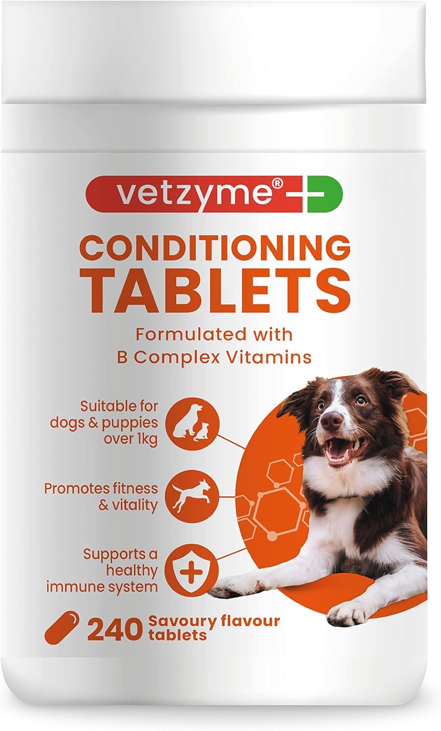 Vetzyme Dog Conditioning Tablets 240 Tab x 1