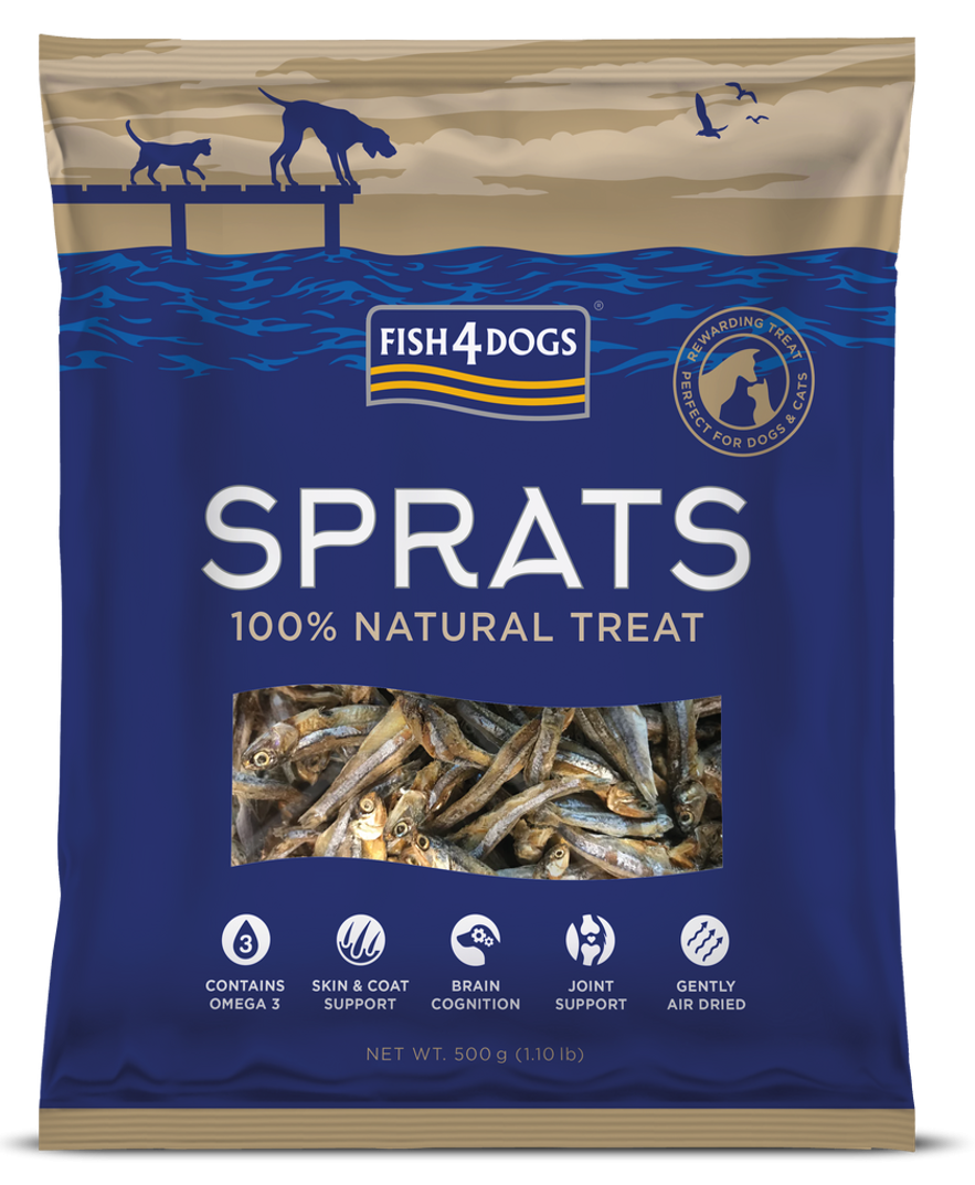 Fish4Dogs Sprats 500g x 4