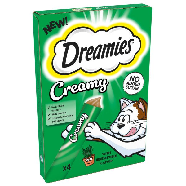 Dreamies Cat Creamy Treats Catnip 40g x 11