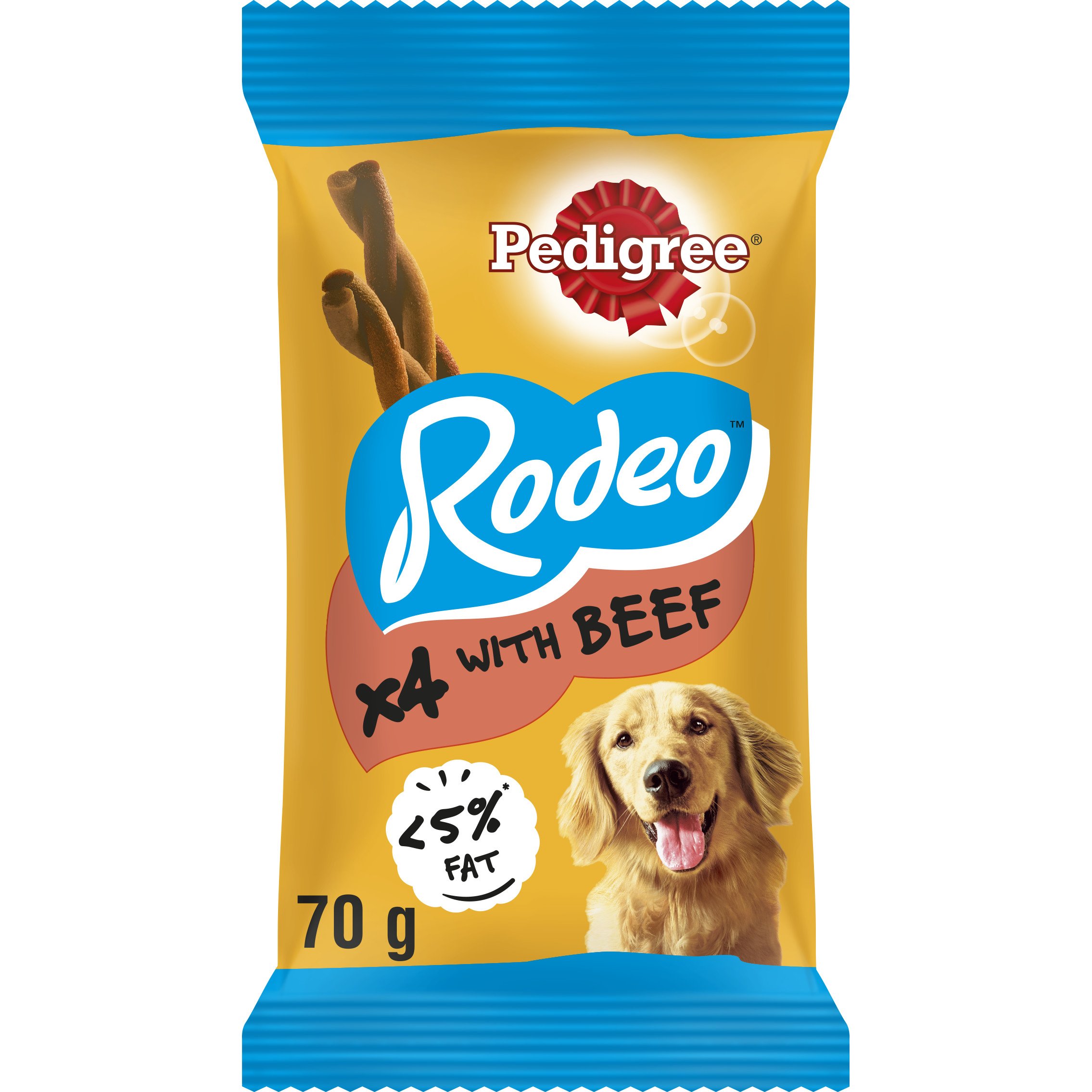 Pedigree Rodeo Beef 4 Stick 70g x 20